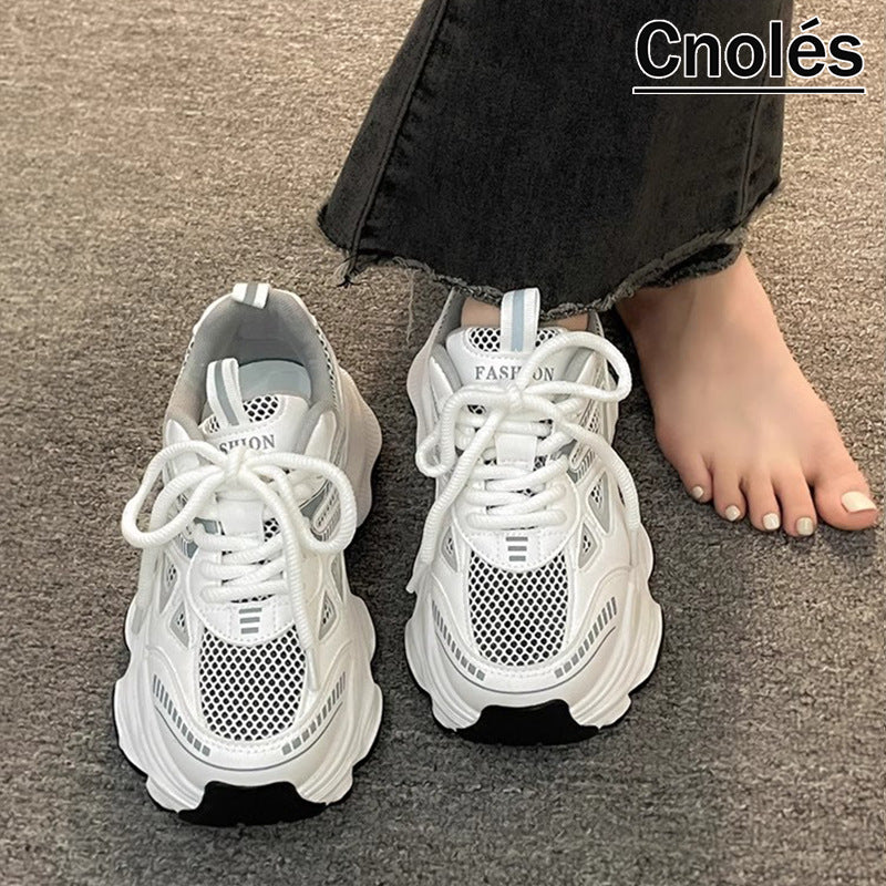 Damen Modische Chunky Sneakers mit atmungsaktiver Mesh-Oberfläche und ausgeprägtem Profil Echo Archiv