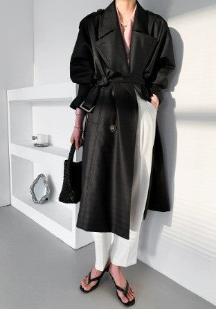 Damen eleganter Trenchcoat Echoarchiv