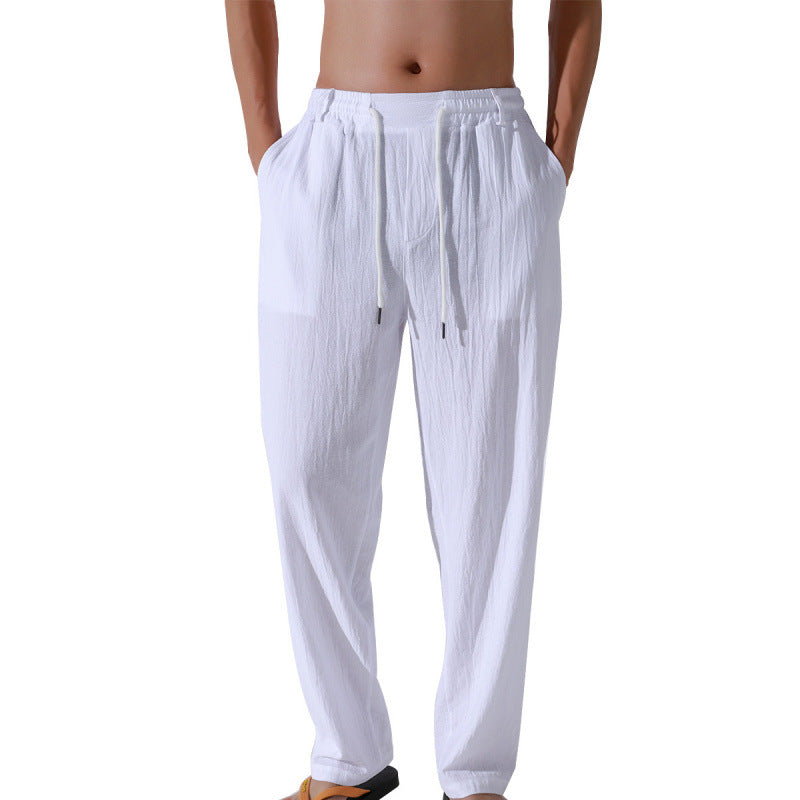Herren Bequeme Strandhose mit elastischem Bund und lockerer Passform Echoarchiv
