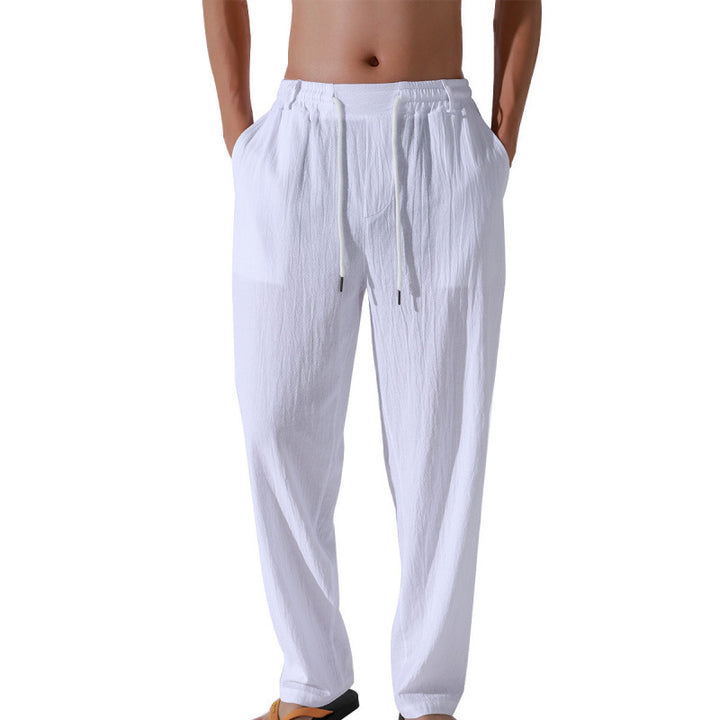 Herren Bequeme Strandhose mit elastischem Bund und lockerer Passform Echoarchiv