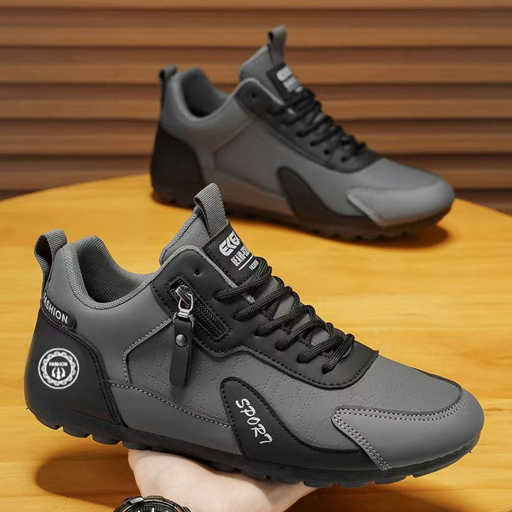 Herren Sportliche Outdoor-Sneaker mit Reißverschluss-Detail und griffiger Trail-Sohle Echoarhiv