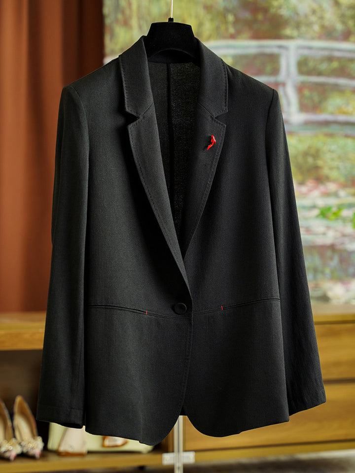 Damen Eleganter Leinenblazer Echoarchiv