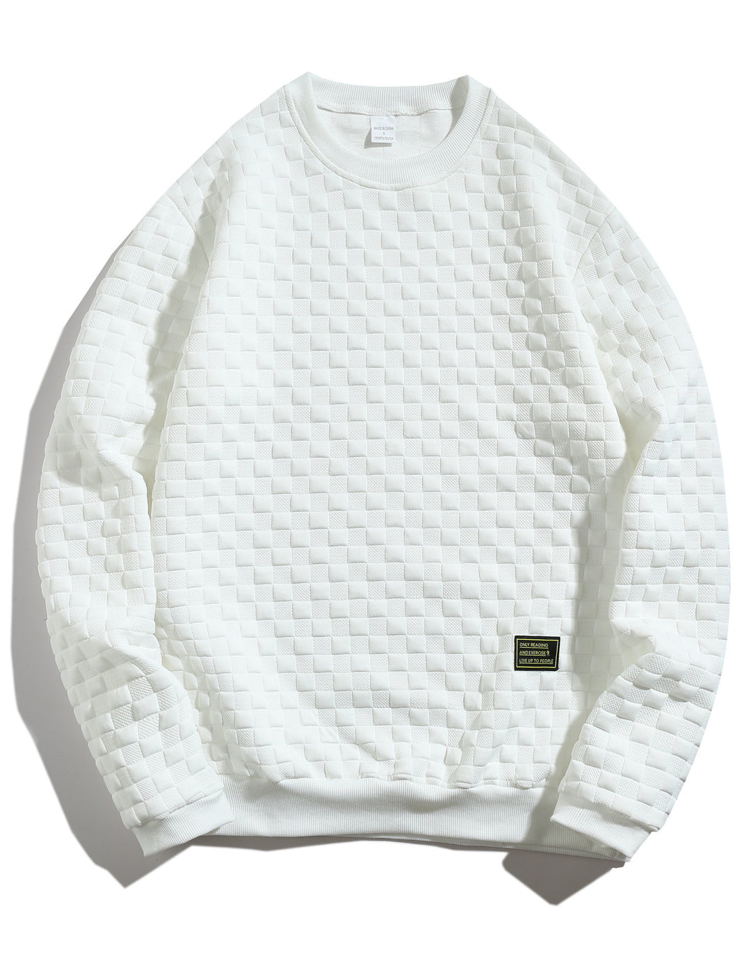 Herren Sweatshirt mit strukturiertem Design Echoarchiv
