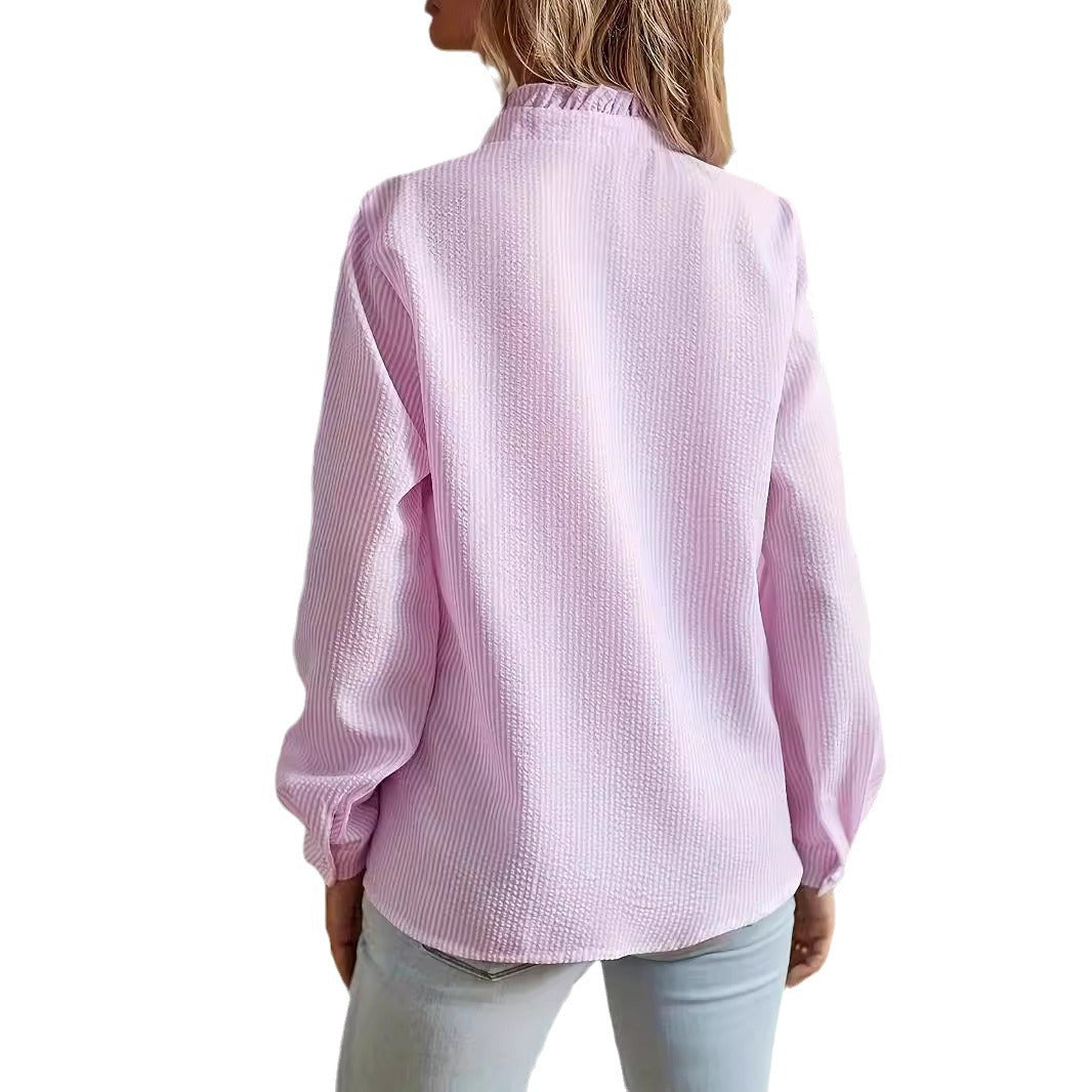 Damen Raffinierte Bluse mit Rüschen Echo Archiv