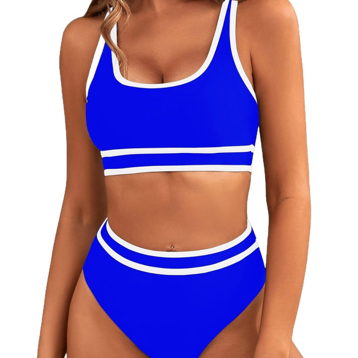 Damen Sportliches Hochgeschnittenes Bikini-Set Echo Archiv