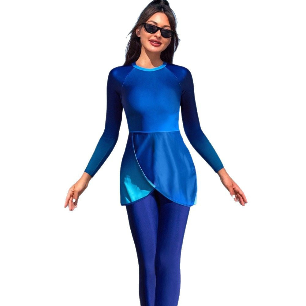 Damen funktionaler UV-Schutz-Schwimmanzug Echo Archiv