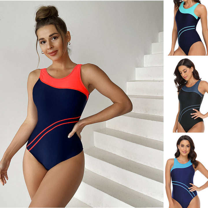 Damen Schwimmanzug mit modernem Racerback-Design und sportlicher Passform Echo Archiv