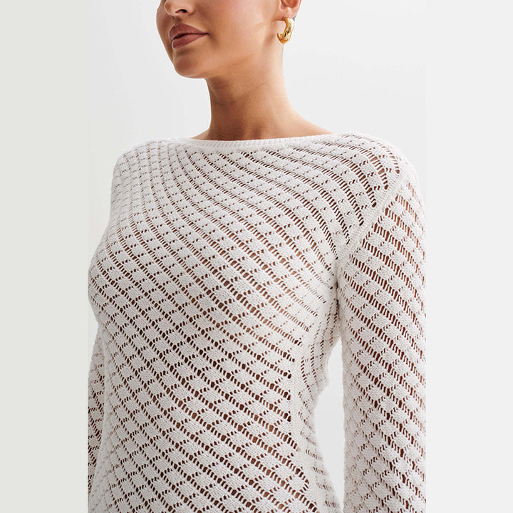 Damen modischer Häkel-Strandkleid Echo Archiv