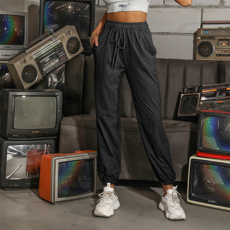 Damen Bequeme Jogginghose mit Gummibund Echo Archiv