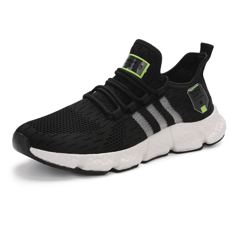 Herren Atmungsaktive Strick-Sneaker mit dämpfender Schaumsohle und Stretch-Fersenlasche Echoarchiv