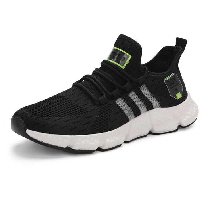 Herren Atmungsaktive Strick-Sneaker mit dämpfender Schaumsohle und Stretch-Fersenlasche Echoarchiv