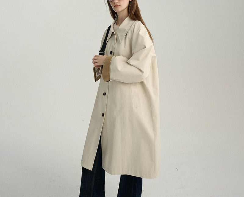 Damen Übergroßer City-Trenchcoat Echoarchiv