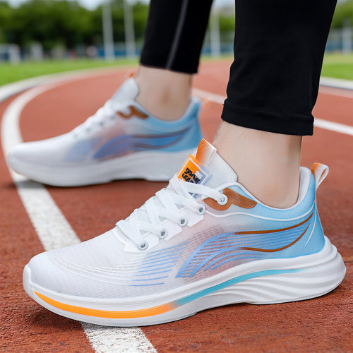 Unisex nan leichtgewichtiger Komfort-Running-Sneaker mit nahtlosem Mesh-Obermaterial, gepolstertem Fersenkragen und stoßabsorbierender Wellen-EVA-Sohle Echo Archiv