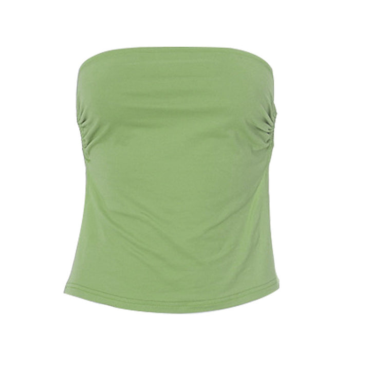 Damen Bandeau-Oberteil mit raffinierten Rüschendetails und elastischem Bund Echo Archiv