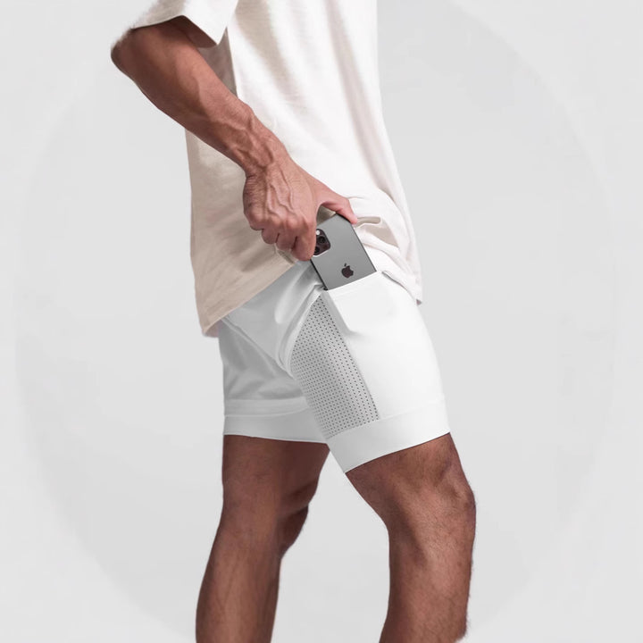 Herren Funktionsshorts mit praktischen Seitentaschen und atmungsaktivem Material Echoarchiv