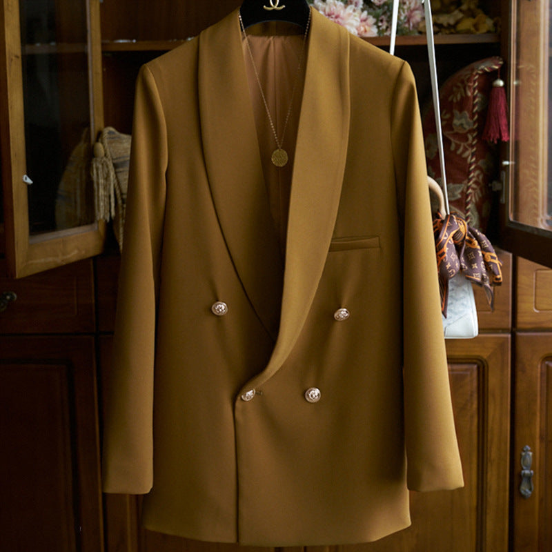Damen Eleganter Doppeltbreasted Blazer Echoarchiv 1789268861