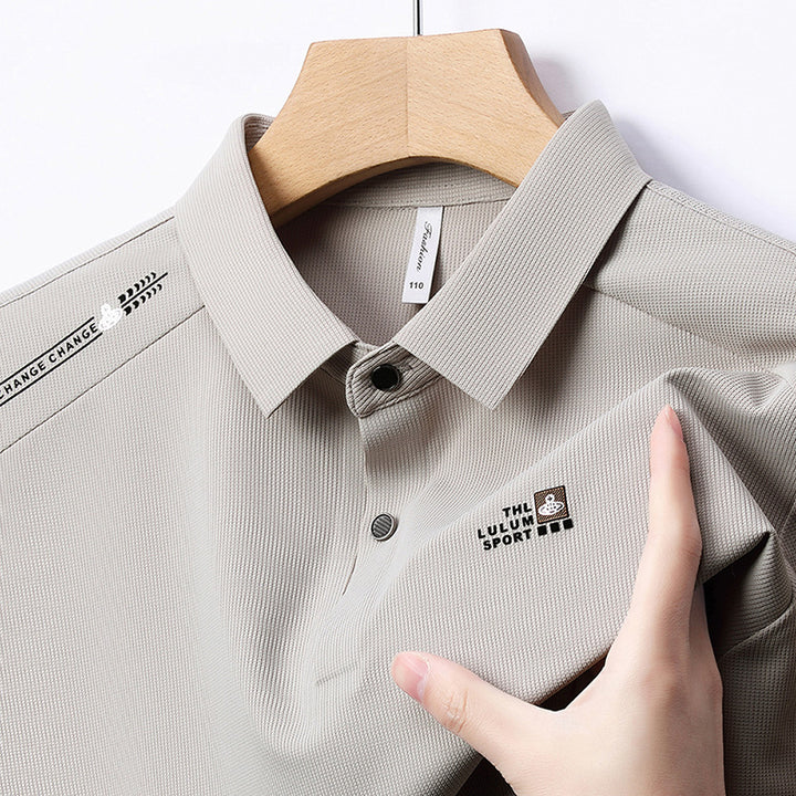 Herren Poloshirt mit innovativer Struktur und atmungsaktiven Eigenschaften Echoarchiv