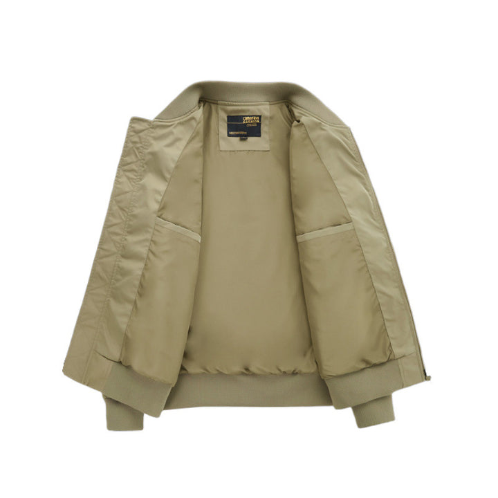 Herren Classic Bomberjacke im Utility-Look mit gesteppter Thermofütterung und Schrägeingrifftaschen Echoarchiv