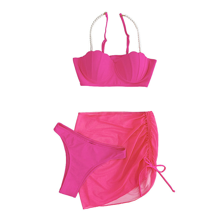Damen Bikini-Set mit elegantem Bustier und modischem Rock Echo Archiv