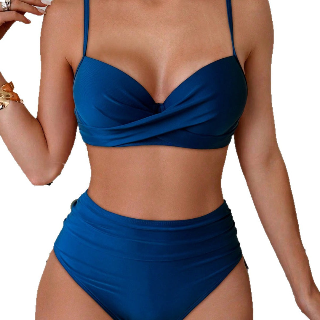 Damen Hochgeschnittener Bikini mit elegantem Wickeloberteil Echo Archiv