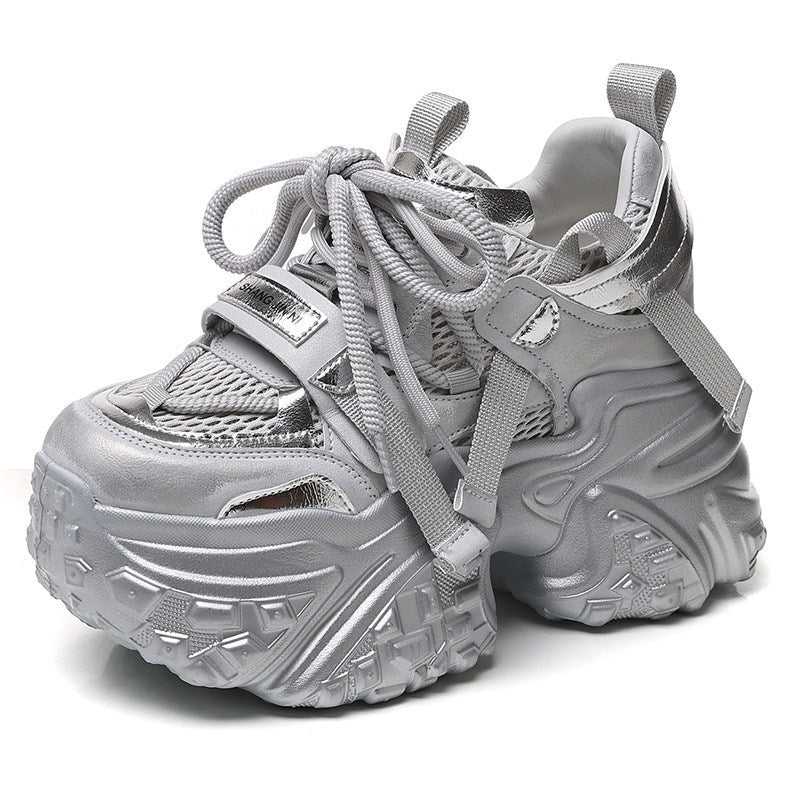 Damen Chunky Sneakers mit reflektierenden Akzenten und verstärktem Dämpfungssystem Echo Archiv
