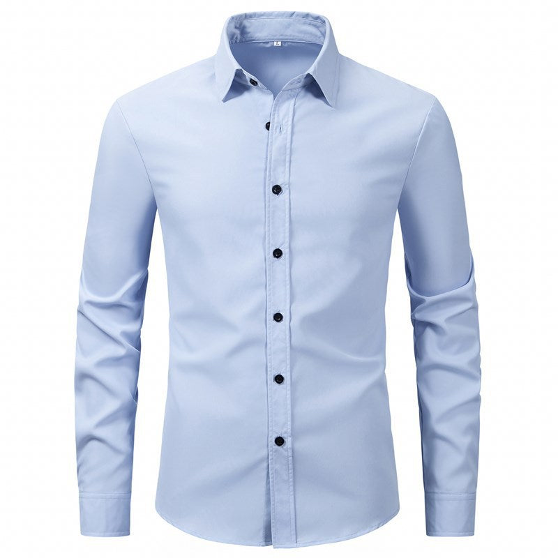 Herren Langarm Hemd mit modernem Schnitt und eleganten Details Echoarchiv
