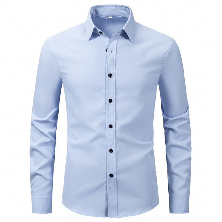 Herren Langarm Hemd mit modernem Schnitt und eleganten Details Echoarchiv