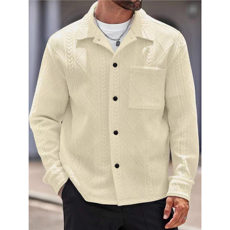 Herren strukturierte Freizeitjacke Echoarchiv