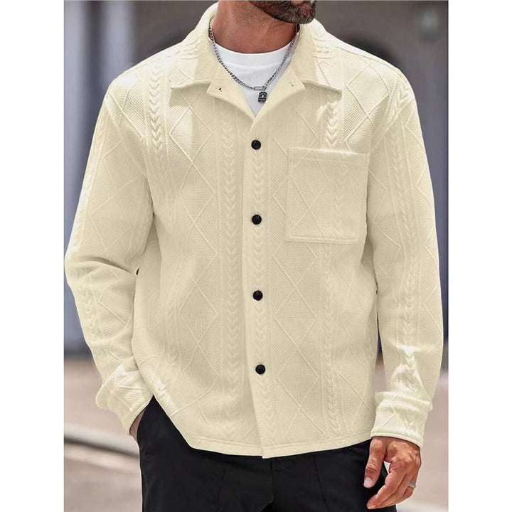 Herren strukturierte Freizeitjacke Echoarchiv