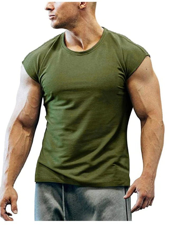 Herren ärmelloses Muskelshirt mit sportlichem Schnitt Echoarchiv