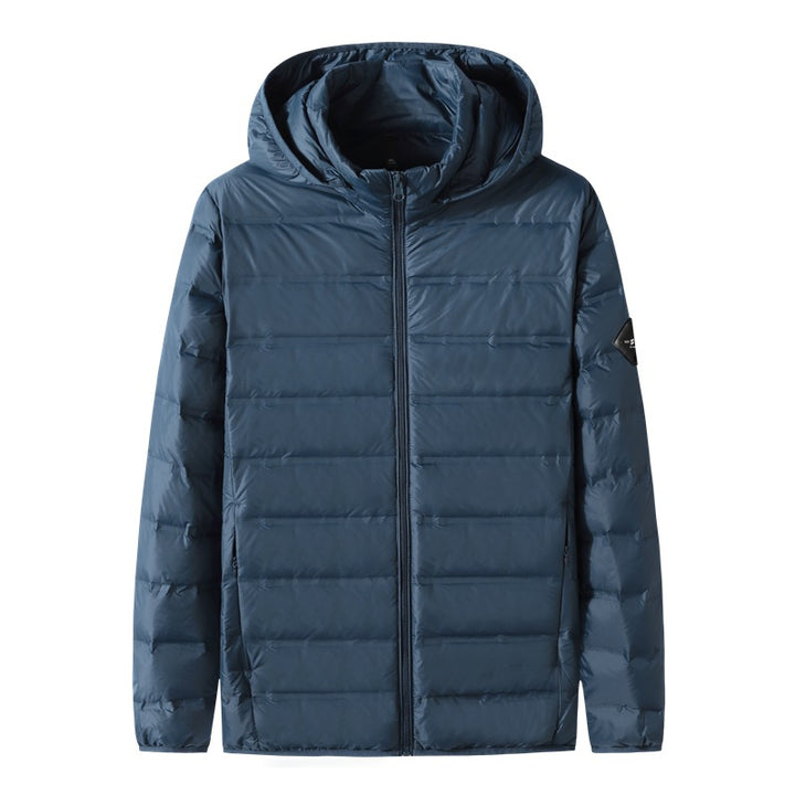 Herren Ultraleichte gesteppte Thermojacke mit Kapuze Echo Archiv