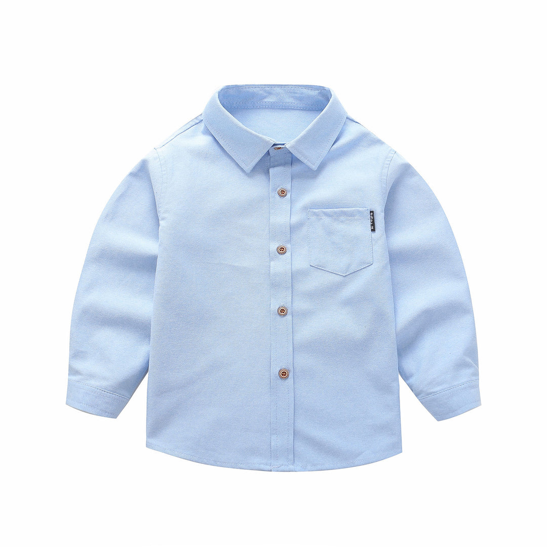 Unisex Langarmbluse mit modischer Brustapplikation Echo Archiv