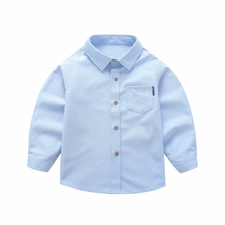 Unisex Langarmbluse mit modischer Brustapplikation Echo Archiv