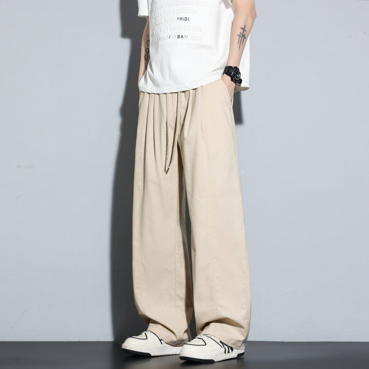 Damen Weite Lagen-Loungehose mit Cargo-Details & elastischem Tunnelzug Echoarchiv
