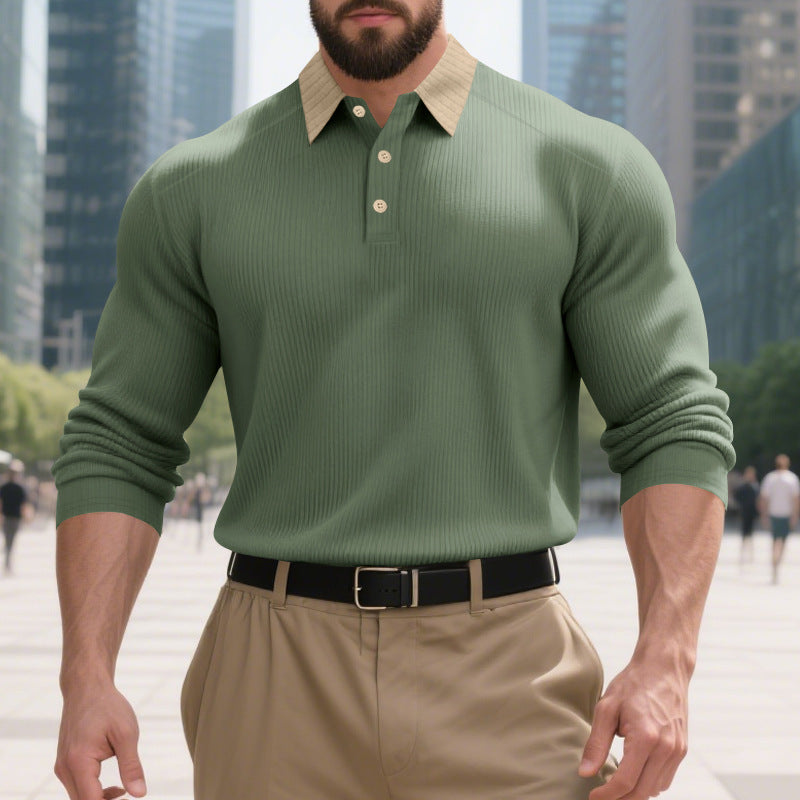 Herren Hochwertiges Polo-Shirt Echoarchiv