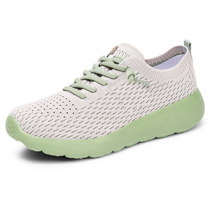 Damen Sportliche Freizeitsneakers mit elastischer Mesh-Oberfläche Echo Archiv