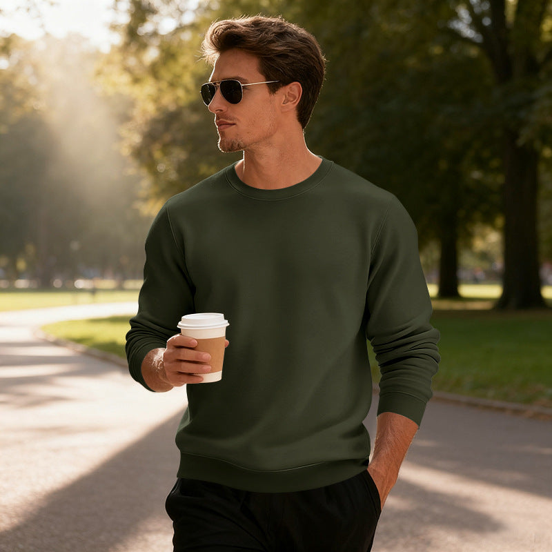 Herren lässiger Sweatshirt mit modernem Schnitt und angenehmer Baumwollmischung Echoarchiv