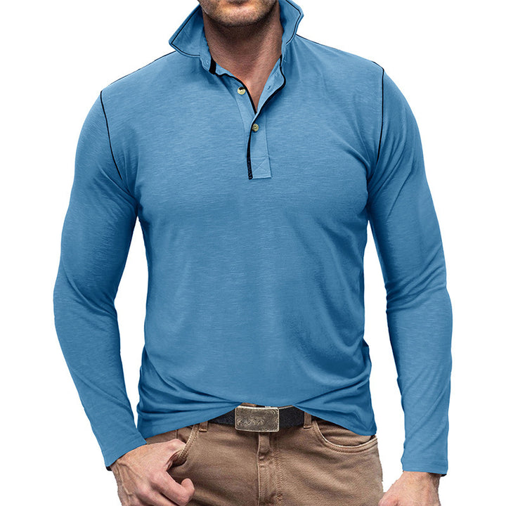 Herren Langarmpoloshirt Echoarchiv