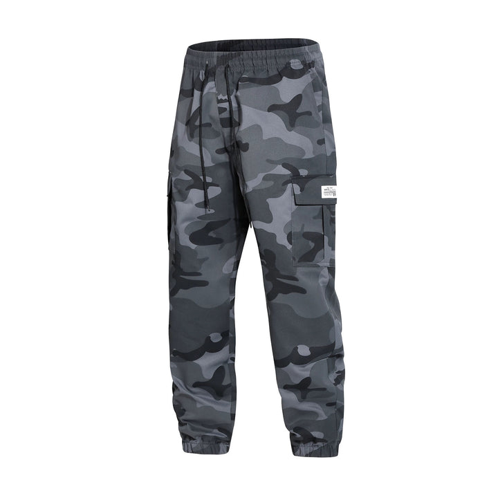 Herren Cargohose im Joggerstil mit Camouflage, Tunnelzugbund & elastischen Knöchelbündchen Echo Archiv