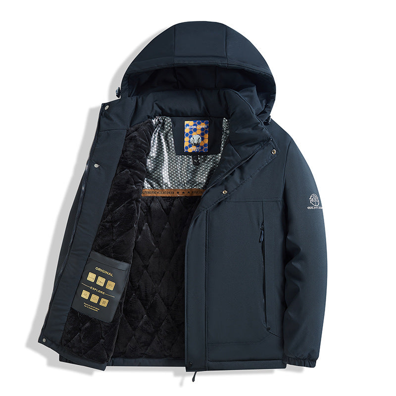 Herren Multifunktionale und warme Steppjacke Echo Archiv