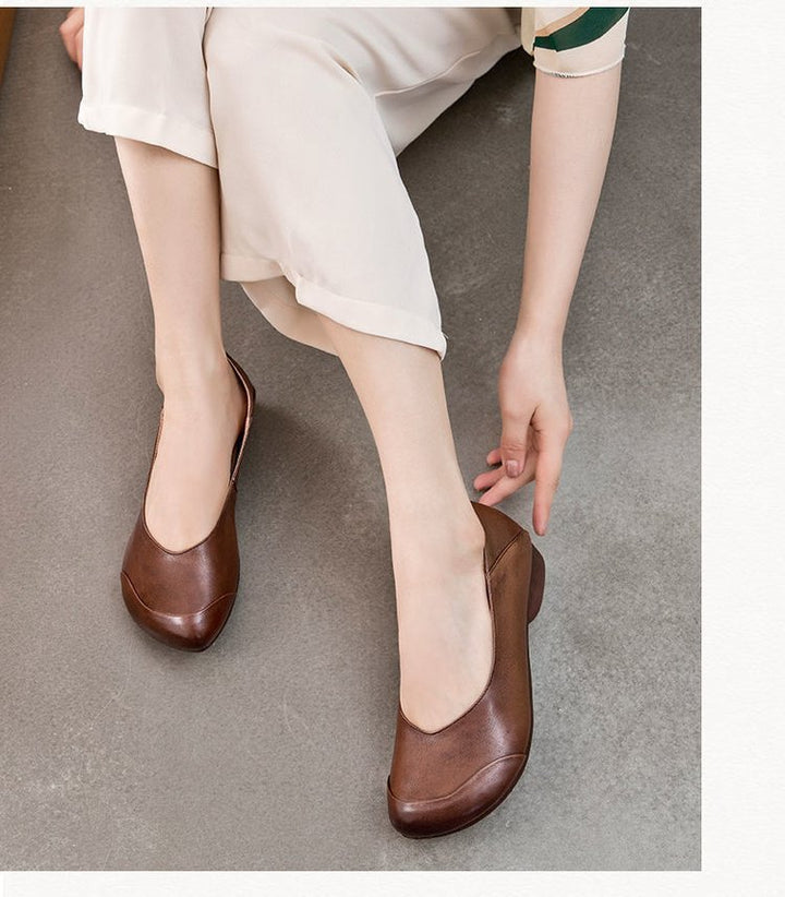 Damen nan elegante Slipper-Ballerina mit ergonomischem Komfortfußbett und dezenter Ziernaht Echo Archiv