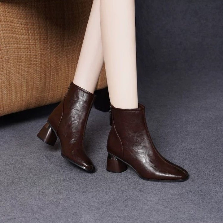 Damen Elegante Ankle Boots mit Blockabsatz Echo Archiv