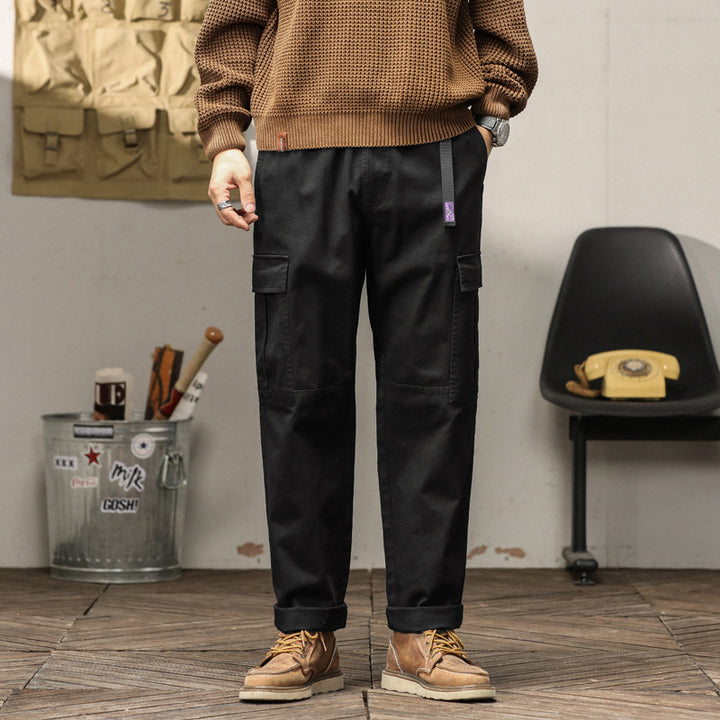 Herren Cargo-Hose mit verstellbarem Bund und praktischen Seitentaschen Echoarchiv