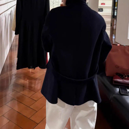 Damen Modischer Doppeltbreasted Blazer Echoarchiv