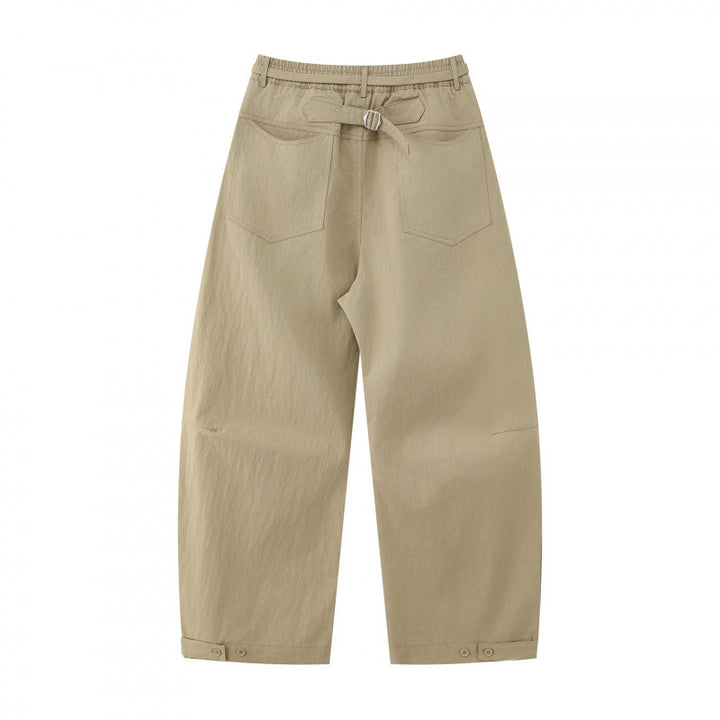 Unisex Weite Lagenhose mit ballonförmiger Silhouette, hoher Leibhöhe und Kordelzug Echo Archiv
