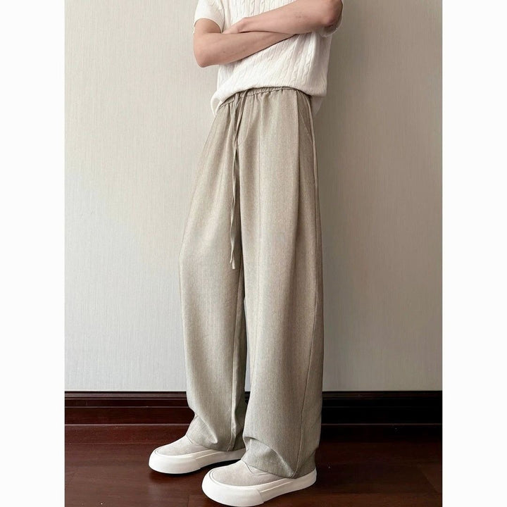 Damen Elegante und bequeme Lockere Stoffhose Echo Archiv