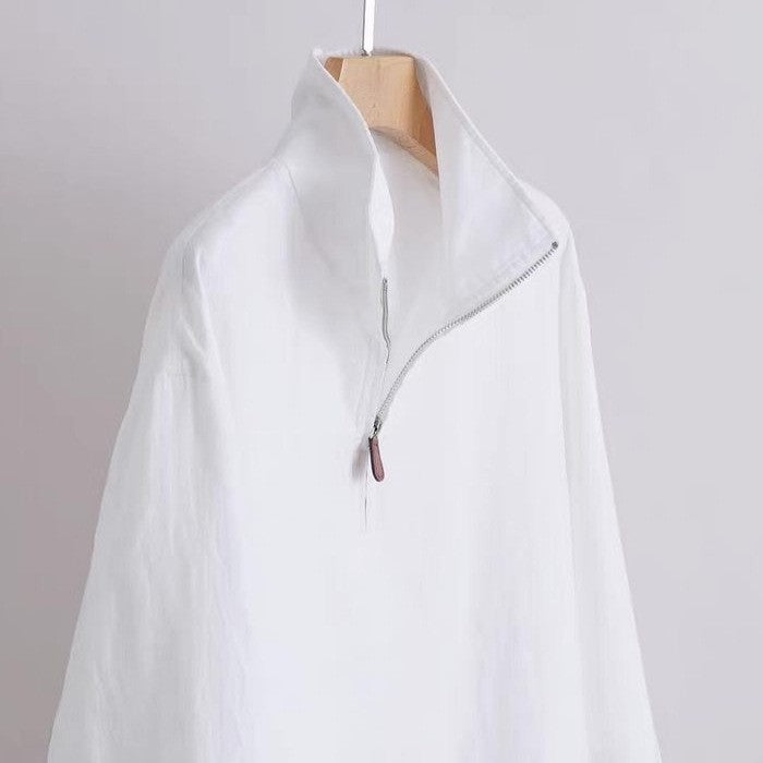Unisex leichter Kurzzip-Anorak mit Stehkragen Echo Archiv