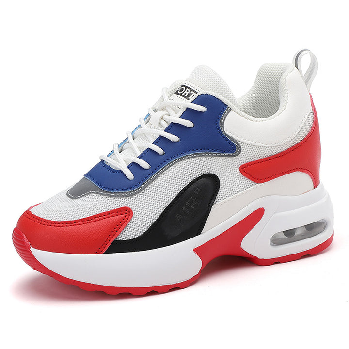 Damen nan dynamischer Retro-Sneaker mit sichtbarer Fersen-Dämpfung, strukturiertem Mesh-Obermaterial und Zuglasche Echo Archiv