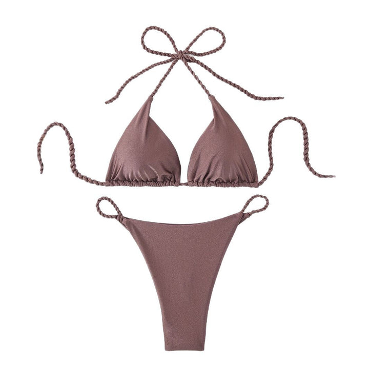 Damen Triangel-Bikini mit geflochtenen Trägern Echo Archiv
