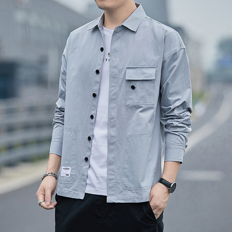 Herren modisches Overshirt mit praktischen Taschen und komfortablem Schnitt Echoarchiv